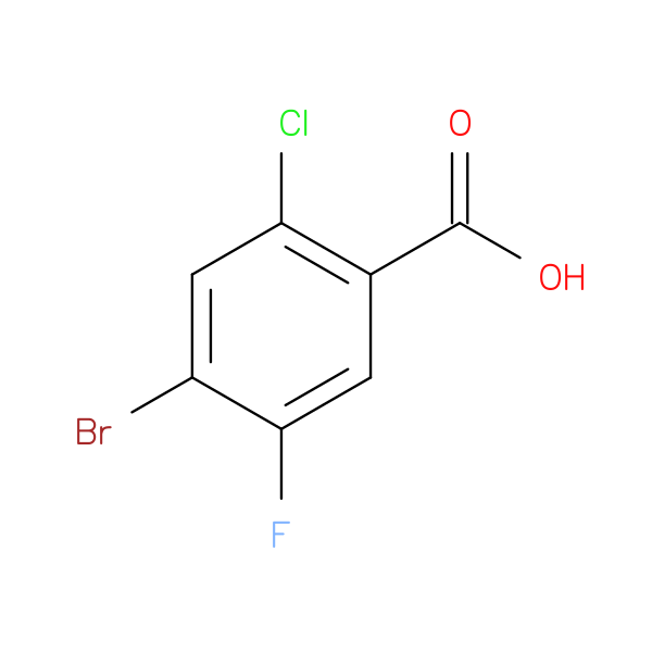 4-Bromo-2-chloro-5-fluorobenzoic acid