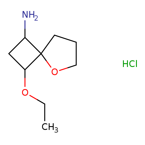 3-ethoxy-5-oxaspiro[3.4]octan-1-amine hydrochloride