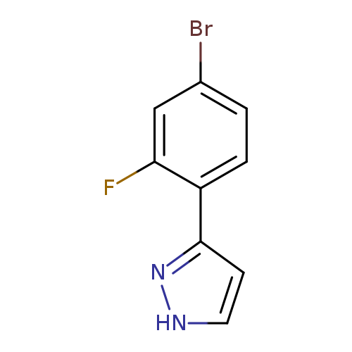 3-(4-bromo-2-fluorophenyl)-1H-pyrazole