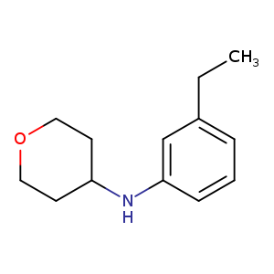 N-(3-ethylphenyl)oxan-4-amine