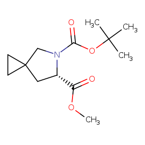 5-(tert-Butyl) 6-methyl (S)-5-azaspiro[2.4]heptane-5,6-dicarboxylate