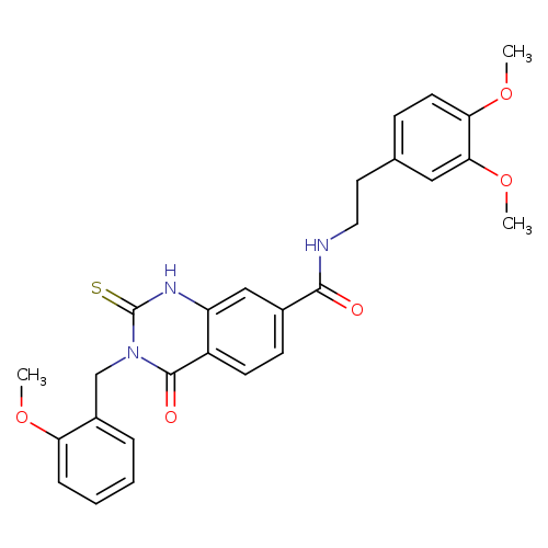 N-[2-(3,4-dimethoxyphenyl)ethyl]-3-[(2-methoxyphenyl)methyl]-4-oxo-2-sulfanylidene-1,2,3,4-tetrahydroquinazoline-7-carboxamide