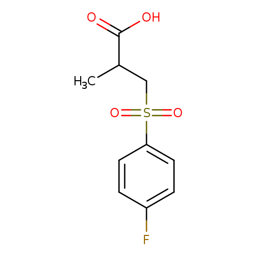 3-(4-fluorobenzenesulfonyl)-2-methylpropanoic acid