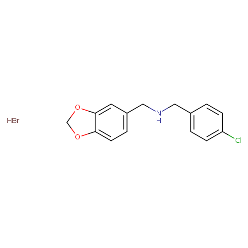 (1,3-Benzodioxol-5-ylmethyl)(4-chlorobenzyl)amine hydrobromide