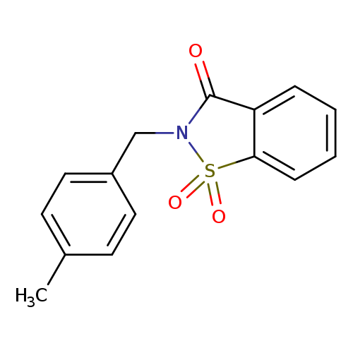 2-[(4-methylphenyl)methyl]-2,3-dihydro-1lambda6,2-benzothiazole-1,1,3-trione