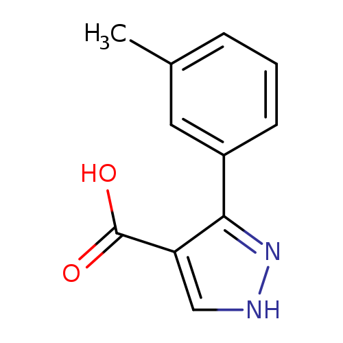 3-(3-Methylphenyl)-1h-pyrazole-4-carboxylic acid