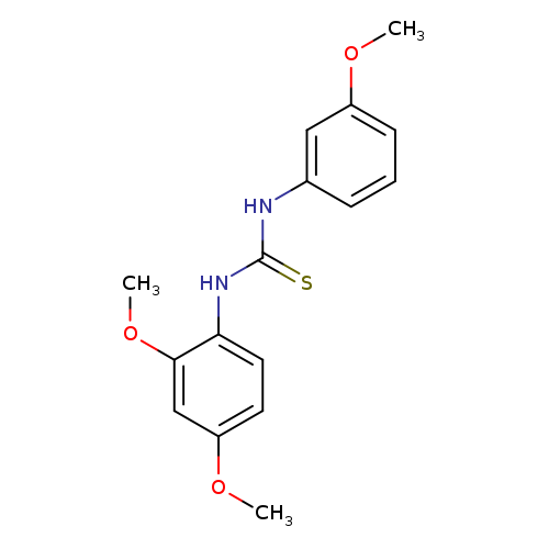 3-(2,4-dimethoxyphenyl)-1-(3-methoxyphenyl)thiourea