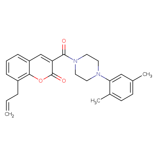 3-[4-(2,5-dimethylphenyl)piperazine-1-carbonyl]-8-(prop-2-en-1-yl)-2H-chromen-2-one