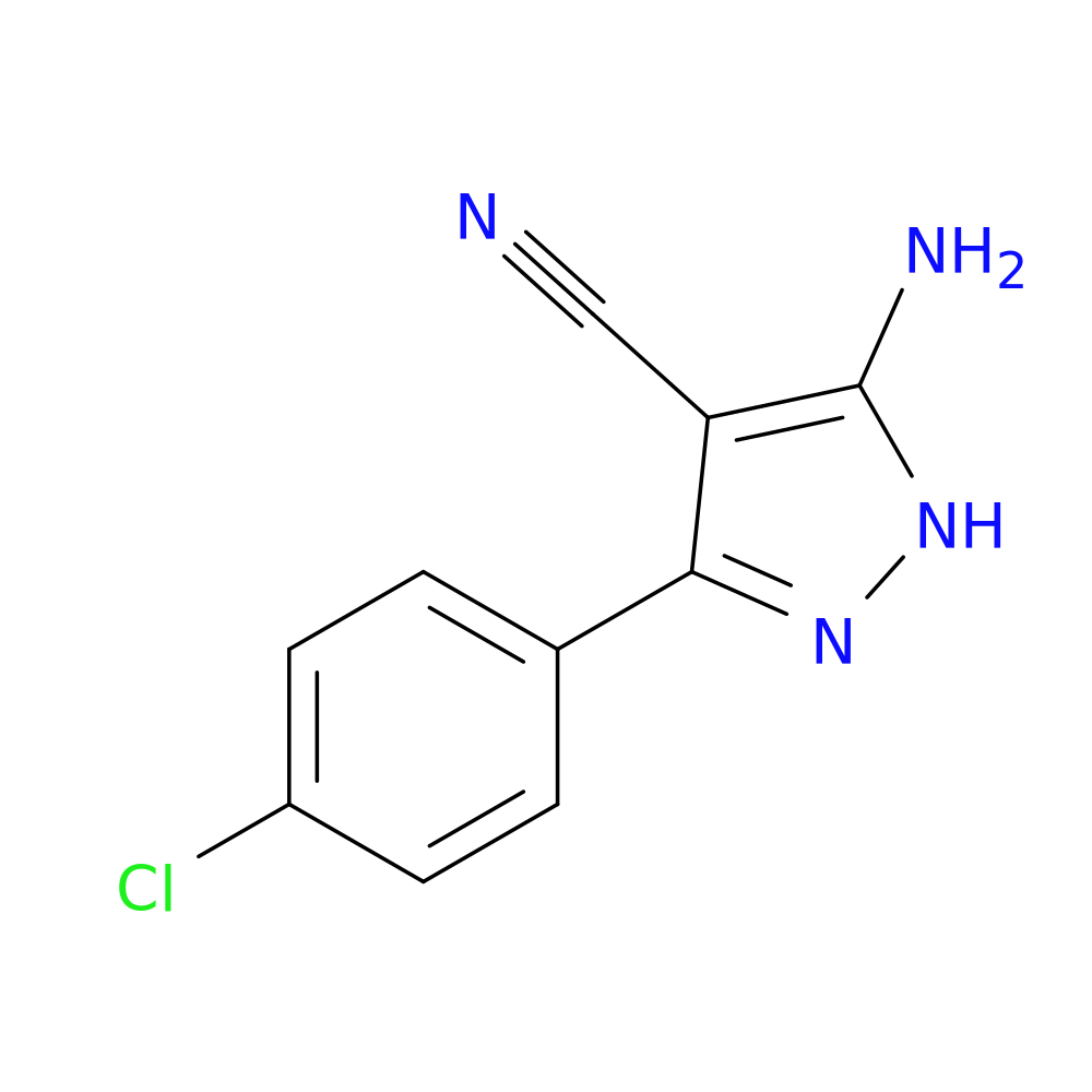 5-Amino-3-(4-chlorophenyl)-1H-pyrazole-4-carbonitrile