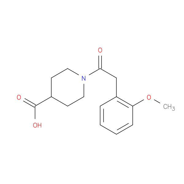 1-[(2-Methoxyphenyl)acetyl]piperidine-4-carboxylic acid