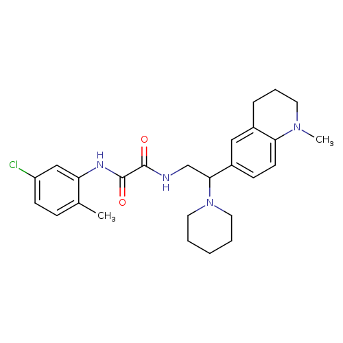 N-(5-chloro-2-methylphenyl)-N'-[2-(1-methyl-1,2,3,4-tetrahydroquinolin-6-yl)-2-(piperidin-1-yl)ethyl]ethanediamide
