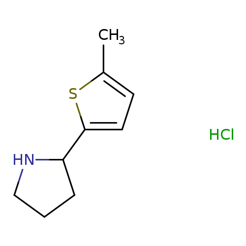2-(5-Methylthiophen-2-yl)pyrrolidine hydrochloride
