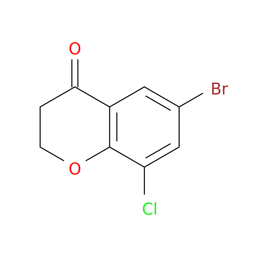 6-Bromo-8-chloro-3,4-dihydro-2h-1-benzopyran-4-one
