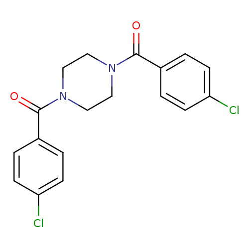 Piperazine, 1,4-bis(4-chlorobenzoyl)-