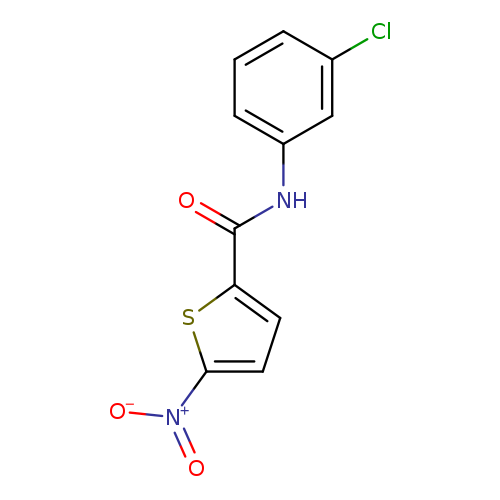 N-(3-chlorophenyl)-5-nitrothiophene-2-carboxamide