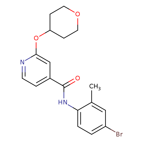 N-(4-bromo-2-methylphenyl)-2-(oxan-4-yloxy)pyridine-4-carboxamide