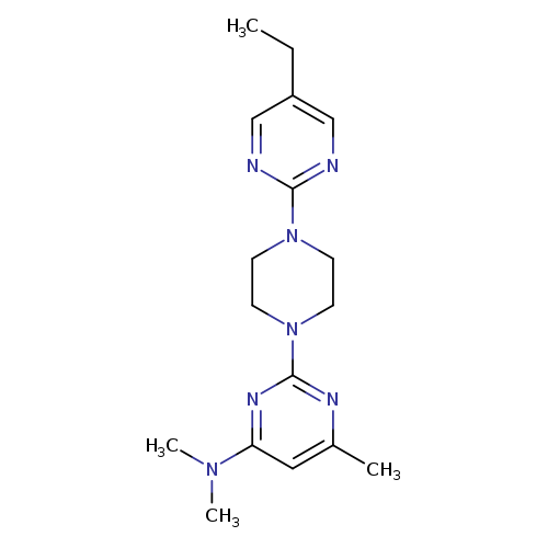 2-[4-(5-ethylpyrimidin-2-yl)piperazin-1-yl]-N,N,6-trimethylpyrimidin-4-amine