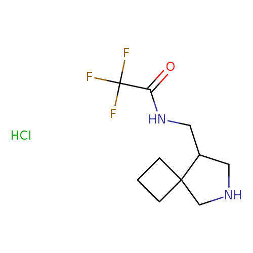 N-({6-azaspiro[3.4]octan-8-yl}methyl)-2,2,2-trifluoroacetamidehydrochloride