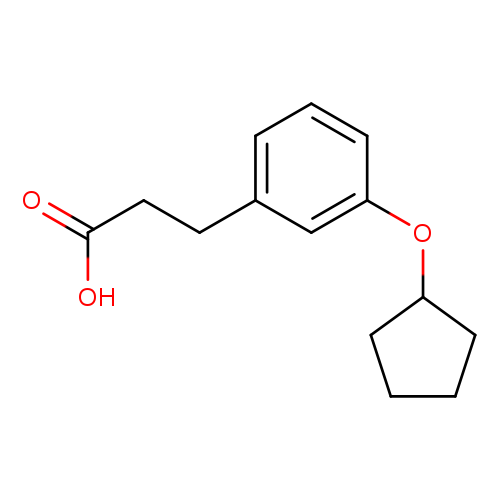3-[3-(Cyclopentyloxy)phenyl]propanoic acid