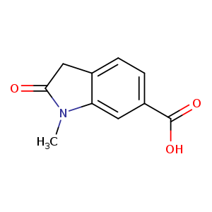 1H-Indole-6-carboxylic acid, 2,3-dihydro-1-methyl-2-oxo-