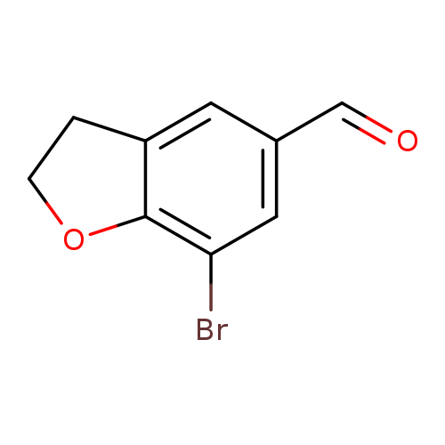 7-Bromo-2,3-dihydro-1-benzofuran-5-carboxaldehyde