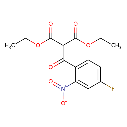 1,3-diethyl 2-(4-fluoro-2-nitrobenzoyl)propanedioate