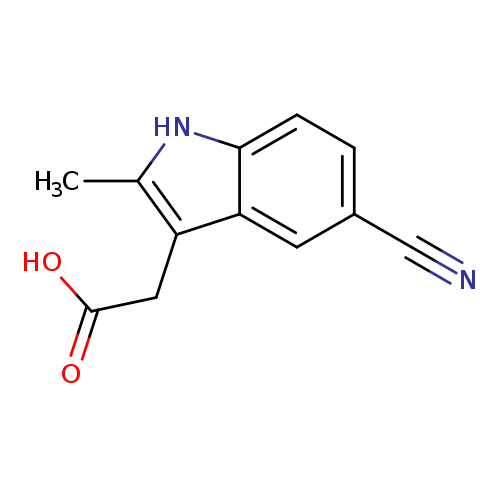 5-Cyano-2-methylindole-3-acetic acid