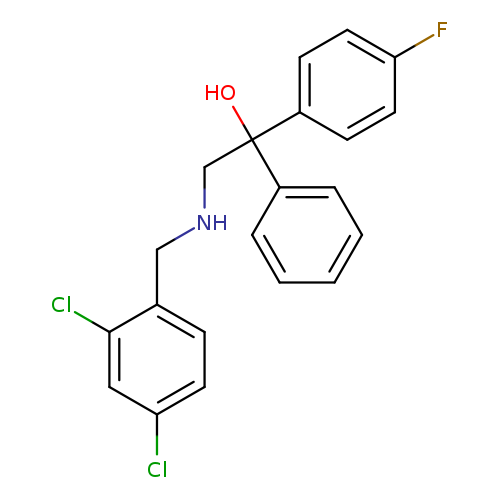 2-{[(2,4-dichlorophenyl)methyl]amino}-1-(4-fluorophenyl)-1-phenylethan-1-ol