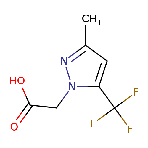 2-(5-(trifluoromethyl)-3-methyl-1H-pyrazol-1-yl)acetic acid