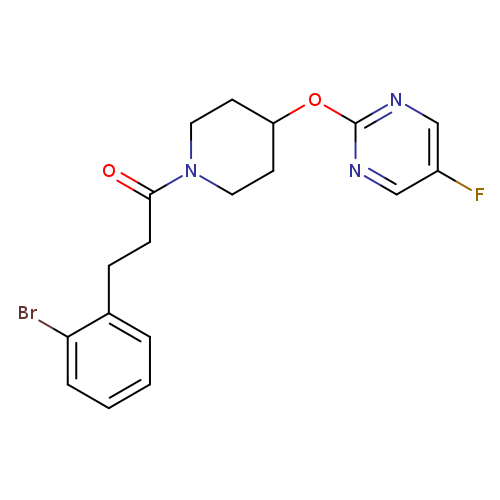 3-(2-bromophenyl)-1-{4-[(5-fluoropyrimidin-2-yl)oxy]piperidin-1-yl}propan-1-one