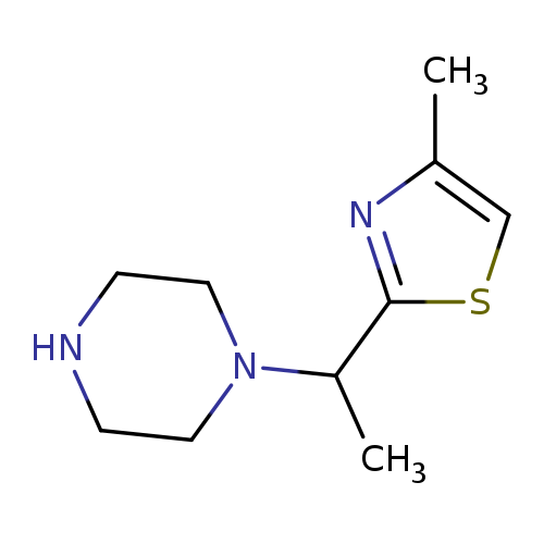 1-[1-(4-methyl-1,3-thiazol-2-yl)ethyl]piperazine