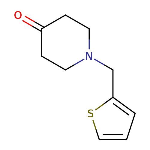 1-(thiophen-2-ylmethyl)piperidin-4-one