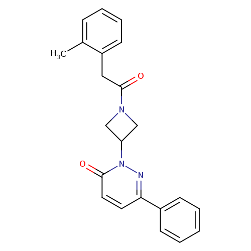 2-{1-[2-(2-methylphenyl)acetyl]azetidin-3-yl}-6-phenyl-2,3-dihydropyridazin-3-one