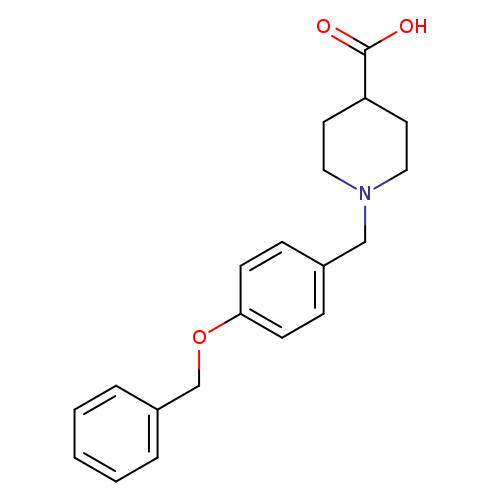 1-[4-(Benzyloxy)benzyl]-4-piperidinecarboxylic acid
