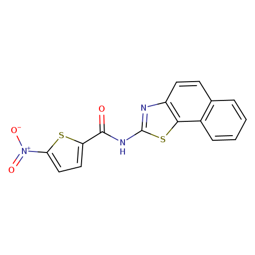 N-{naphtho[2,1-d][1,3]thiazol-2-yl}-5-nitrothiophene-2-carboxamide