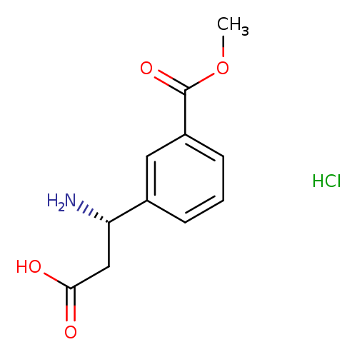 (3S)-3-amino-3-[3-(methoxycarbonyl)phenyl]propanoic acid hydrochloride