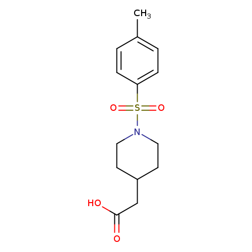 {1-[(4-Methylphenyl)sulfonyl]piperidin-4-yl}acetic acid