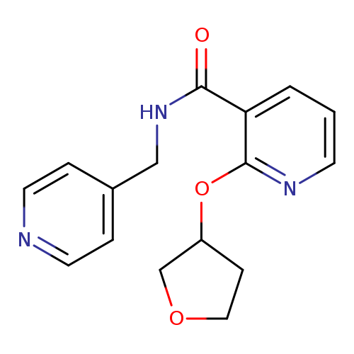 2-(oxolan-3-yloxy)-N-[(pyridin-4-yl)methyl]pyridine-3-carboxamide