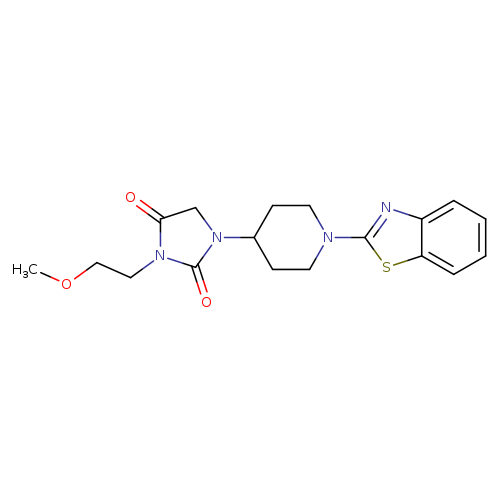 1-[1-(1,3-benzothiazol-2-yl)piperidin-4-yl]-3-(2-methoxyethyl)imidazolidine-2,4-dione