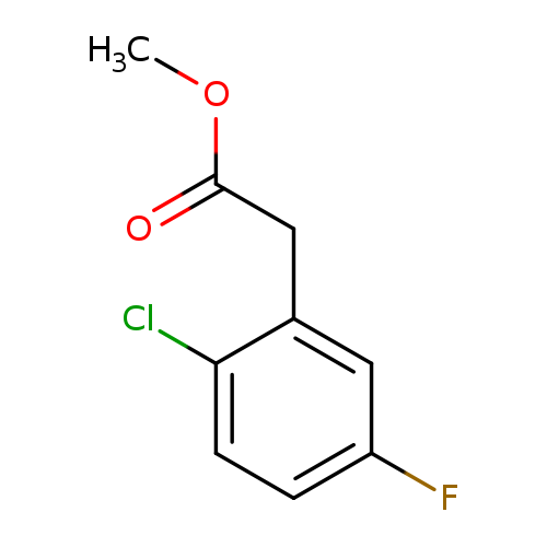 Benzeneacetic acid, 2-chloro-5-fluoro-, methyl ester