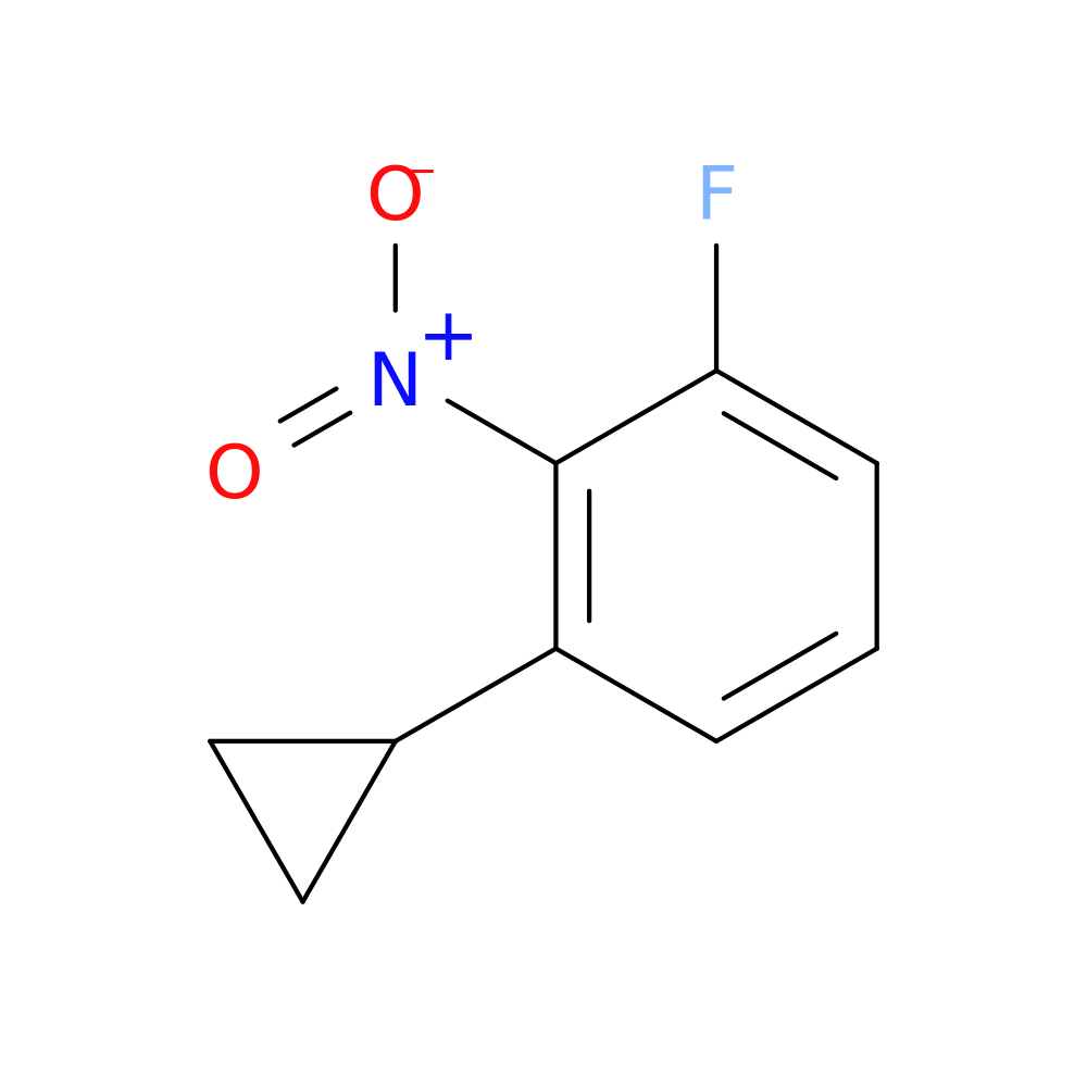 1-Cyclopropyl-3-fluoro-2-nitrobenzene