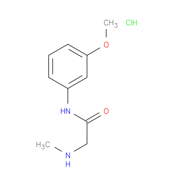 N-(3-methoxyphenyl)-2-(methylamino)acetamide hydrochloride