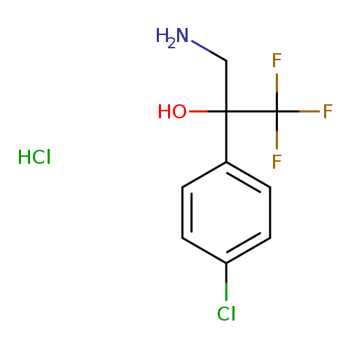 3-Amino-2-(4-chlorophenyl)-1,1,1-trifluoropropan-2-ol hydrochloride