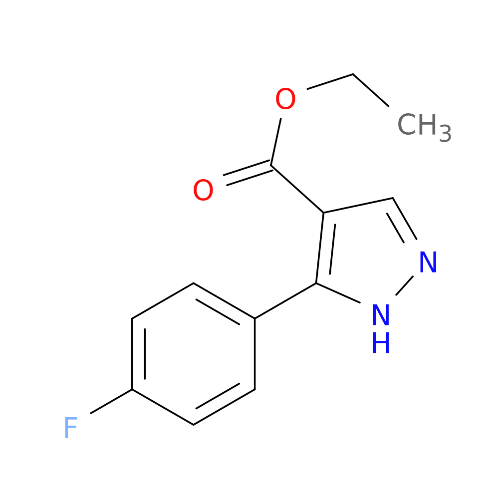Ethyl 5-(4-fluorophenyl)-1H-pyrazole-4-carboxylate