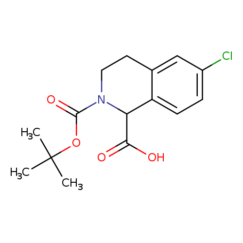 2-Boc-6-chloro-3,4-dihydro-1h-isoquinoline-1-carboxylic acid