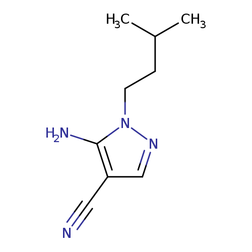 5-amino-1-(3-methylbutyl)-1H-pyrazole-4-carbonitrile