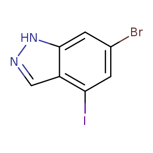 6-Bromo-4-iodo-1H-indazole