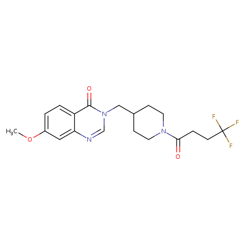 7-methoxy-3-{[1-(4,4,4-trifluorobutanoyl)piperidin-4-yl]methyl}-3,4-dihydroquinazolin-4-one