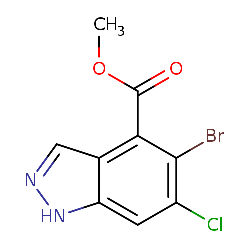 Methyl 5-bromo-6-chloro-1H-indazole-4-carboxylate