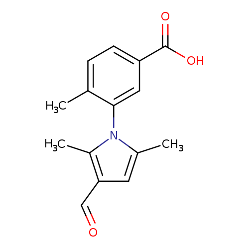 3-(3-Formyl-2,5-dimethyl-1H-pyrrol-1-yl)-4-methylbenzoic acid